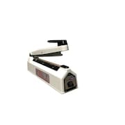 SEALER SALES 12" KF-Series Hand Sealer w/ 2mm Seal Width, White KF-300H-WHITE